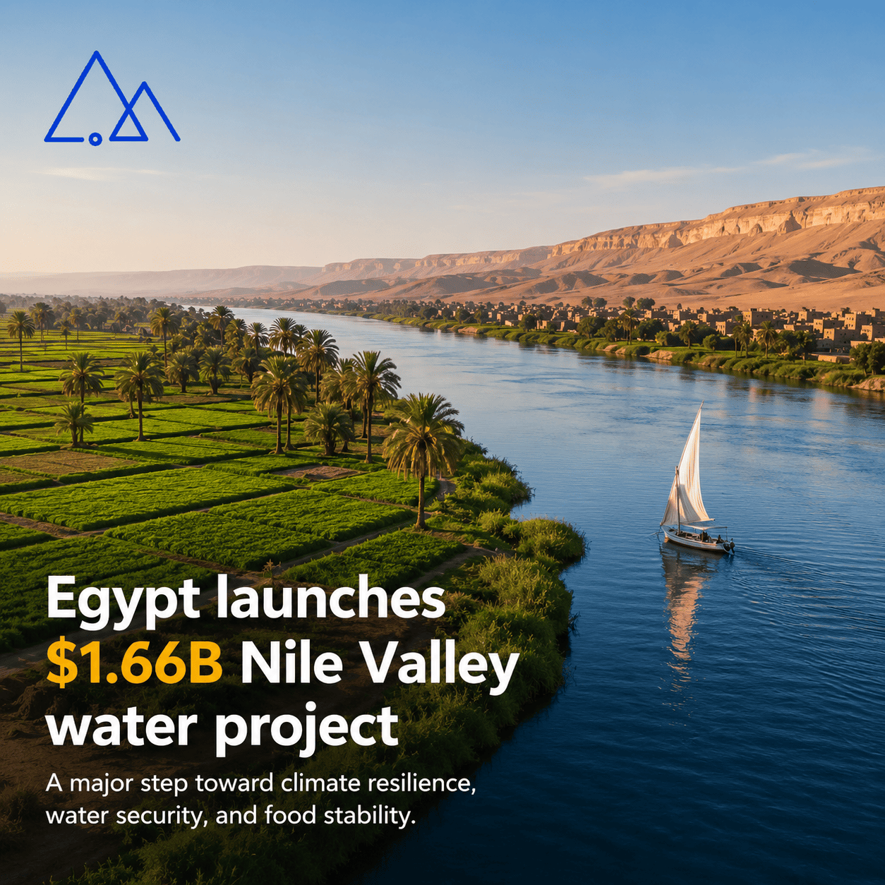 Egypt launches $1.66B project to protect the Nile Valley from drought and climate change
