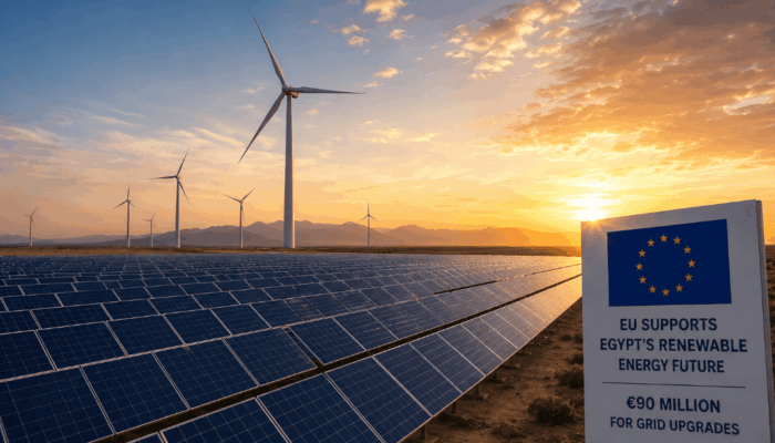 EU Strengthens Egypt’s Clean Energy Ambitions with €90 Million Grid Investment