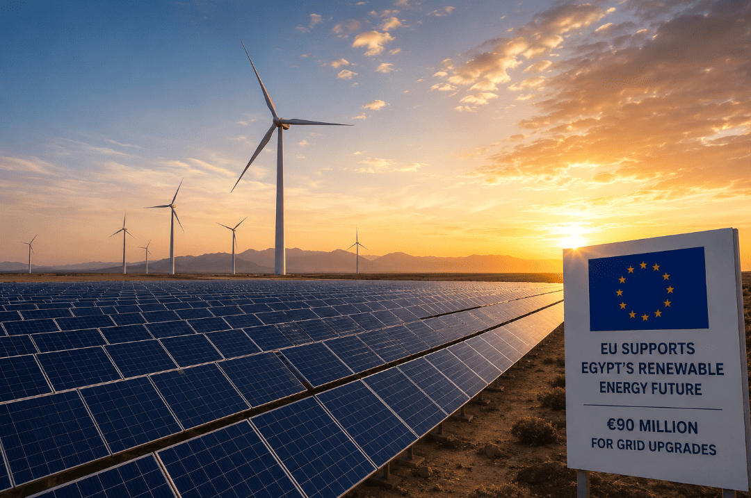 EU Strengthens Egypt’s Clean Energy Ambitions with €90 Million Grid Investment